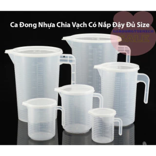 Ca đong có nắp - 250ml - 500ml - 1000ml