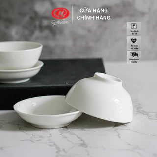 Bát chấm sứ Minh Châu trắng trơn 9cm - C03