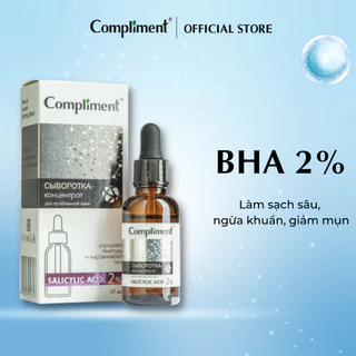 Serum Compliment No problem chứa bha giúp hỗ trợ giảm mụn, phục hồi và làm đều màu da 27ml