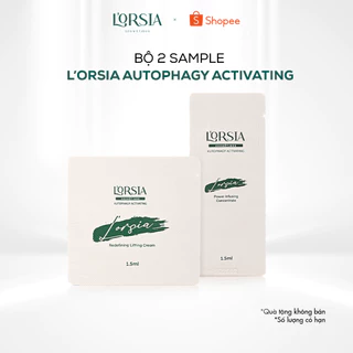 [Quà tặng không bán] Bộ 2 Sample L’Orsia Autophagy Activating giúp dưỡng ẩm, phục hồi và ngăn ngừa lão hóa