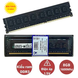 [Bán Sỉ] RAM Kingston 8Gb DDR3 Bus 1600Mhz Mới 100% bảo hành 3 năm - kèm ảnh thật