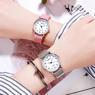 Đồng hồ nữ dây dù phong cách hàn quốc size 30mm cực xinh