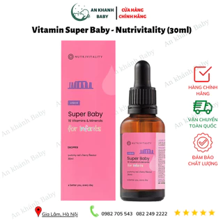 Vita.min tổng hợp Nutrivitality - Super baby 16 vitamin