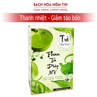 Trà Phan Tả Diệp MV - hỗ trợ giảm táo bón, nhuận tràng, tiêu hóa khỏe, thanh lọc cơ thể, giảm cân - Hộp 25 gói x3.5g