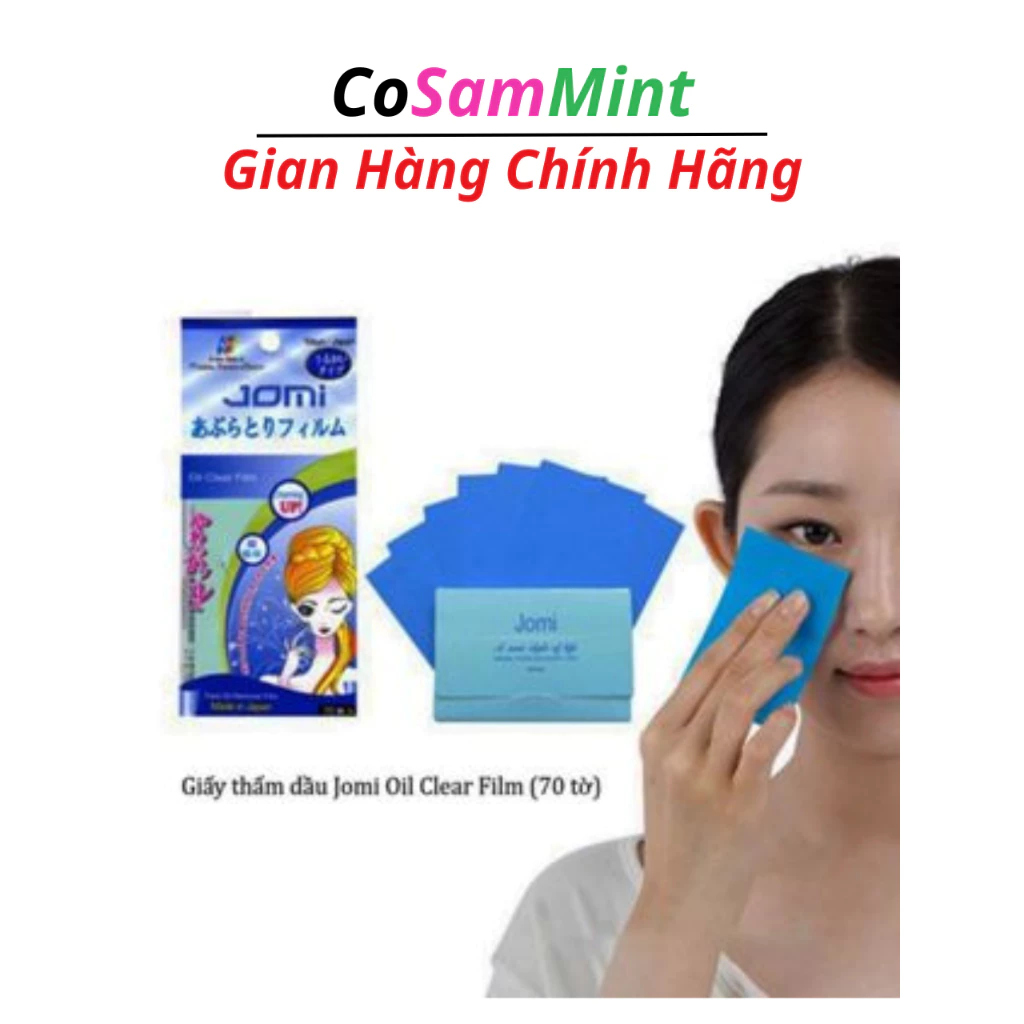 Giấy Thấm Dầu Jomi Nhật Bản 70 Miếng (Oil Clear) Chính Hãng