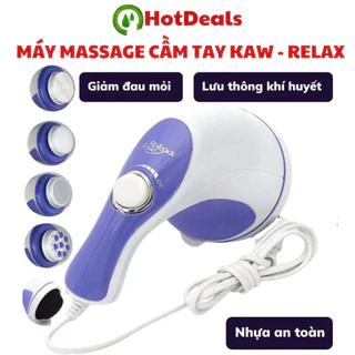 Máy Massage KAW Cầm Tay Relax & Spin Tone 5 Đầu Đánh Tan Mỡ Bụng Cao Cấp, Kiểu Dáng Đẹp, Tiện Dụng [Bảo Hành 1 Đổi 1]