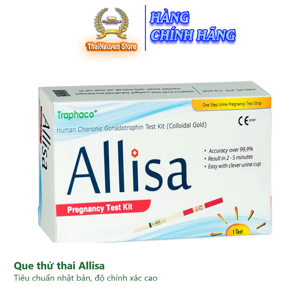 Que Thử Thai Bản To 4mm Allisa Của Traphaco - Chính Xác Cao, Giao Hàng Kín Đáo, Luôn Che Tên Khi Giao