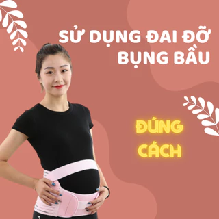 Đai Đỡ Bụng Bầu Hỗ Trợ Nâng Bụng Giảm Đau Lưng Rạn Nứt Da Hiệu Quả