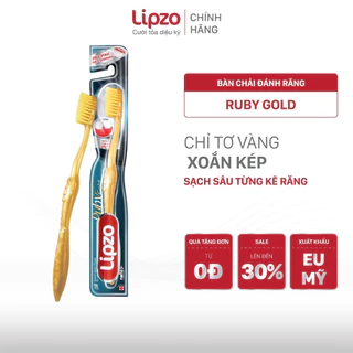 Bàn Chải Đánh Răng Lipzo Ruby Gold Dành Cho Nhạy Cảm