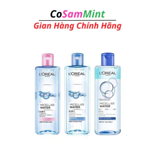 Nước tẩy trang L'oreal Micellar Water 3in1 chai 400ml