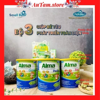 Sữa bột Alma Baby, Alma Pedia, Alma Grow lon 900g