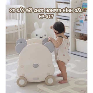 Xe đẩy đồ chơi HONPER hình gấu 2in1 phân phối chính hãng Bonbon Mart
