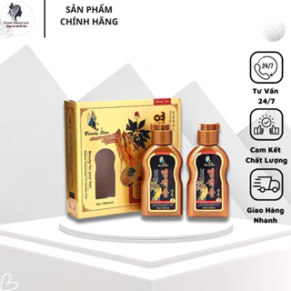 Dầu gội nhuộm đen tóc (phủ bạc) 4 trong 1 Beauty Star Hàn Quốc (100ml) - [Thanh Hương Hair]