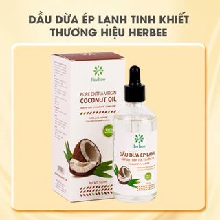 🍀🍀Dầu Dừa Ép Lạnh Herbee 🍀100% Chiết Xuất Tự Nhiên 🍀Ngăn Ngừa và Làm Mờ Vết Rạn Da 🍀Massage Cho Trẻ Sơ Sinh🍀