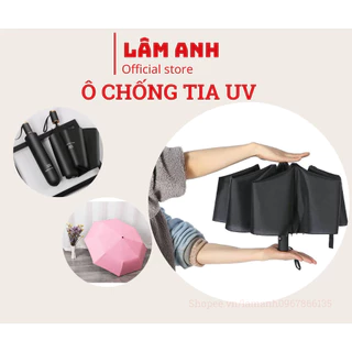 Ô Dù UV Đi Mưa, Che Nắng, Ô Gấp Gọn Chống Tia UV, Ô Dù Chống Tia UV 2 Lớp Gấp Gọn