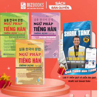 Sách - Combo Ngữ Pháp Tiếng Hàn Thông Dụng - Bizbooks Tặng Sổ Tay ghi chép và Bookmark