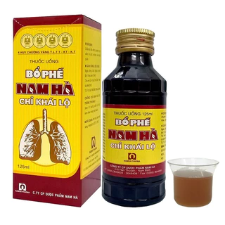 iro bổ phế Nam Hà XC (có đường) - 150ml - bổ phế, giúp giảm ho, giảm đờm, giảm đau rát họng, khản tiếng