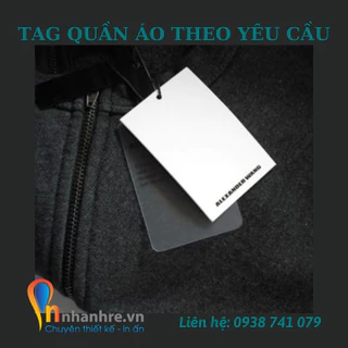 Tag , in 1000 tem nhãn mác quần áo , tag quần áo theo yêu cầu kèm đục lỗ giá rẻ, uy tín, chất lượng - INNHANHRE