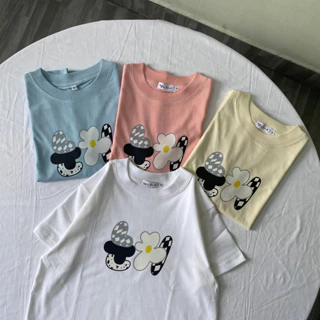 Áo baby tee mẫu Hoa y2k form fit tôn dáng