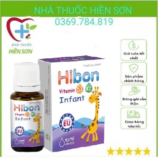 [HOẢ TỐC] Vitamin D3 K2 HiBON nhập khẩu từ châu Âu ngăn ngừa còi xương, chậm lớn - CHÍNH HÃNG