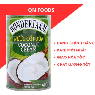 Nước cốt dừa Wonderfarm lon 400ml