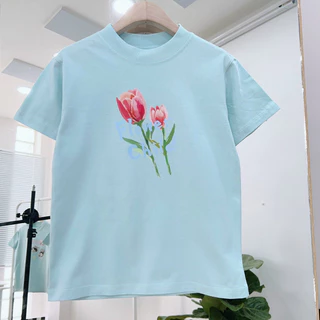 Áo baby tee mẫu Xanh form fit tôn dáng