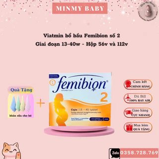 [Rẻ vô địch] [Chính hãng] Vitamin Femibion Số 2 Dành Cho Mẹ Bầu Từ 13 Tuần Đến Cuối Thai Kì