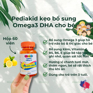 Pediakid kẹo bổ sung Omega3 DHA cho bé từ 3 tuổi_MiMI HG