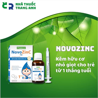 [Chính hãng] NovozinC kẽm hữu cơ nhỏ giọt