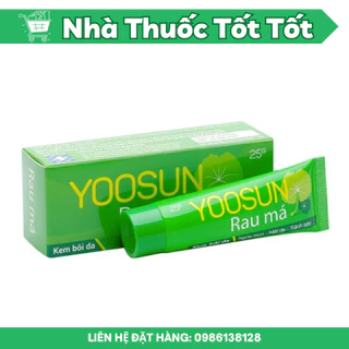 Kem Yoosun Rau Má Ngừa Mụn ⚡ CHÍNH HÃNG ⚡ Kem Mát Da, Tránh Sẹo, Mờ Thâm Mát Lành Cho Da Bé (Tuyb 20g)