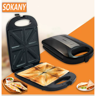 Máy làm bánh hotdog khuôn 8 bánh SOKANY KJ-126B công suất 1200W - Bảo hành 12 tháng