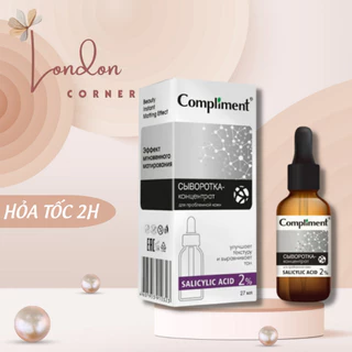 [HÀNG CTY]Serum Compliment 2% BHA làm sạch sâu, giảm mụn, se lỗ chân lông, kiềm dầu - LONDON CORNER