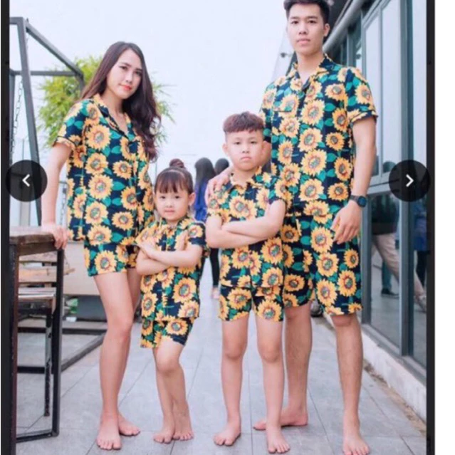 ĐỒ BỘ ĐI BIỂN HOA HƯỚNG DƯƠNG CHO NHÓM GIA ĐÌNH NAM NỮ ĐỦ SIZE BÉ & NGƯỜI LỚN TRANG TƯƠI SHOP