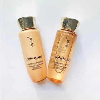 [25ml + 25ml] Nước Cân Bằng Và Sữa Dưỡng Nhân Sâm Đặc biệt Sulwhasoo Concentrated Gingseng Renwing mẫu mới