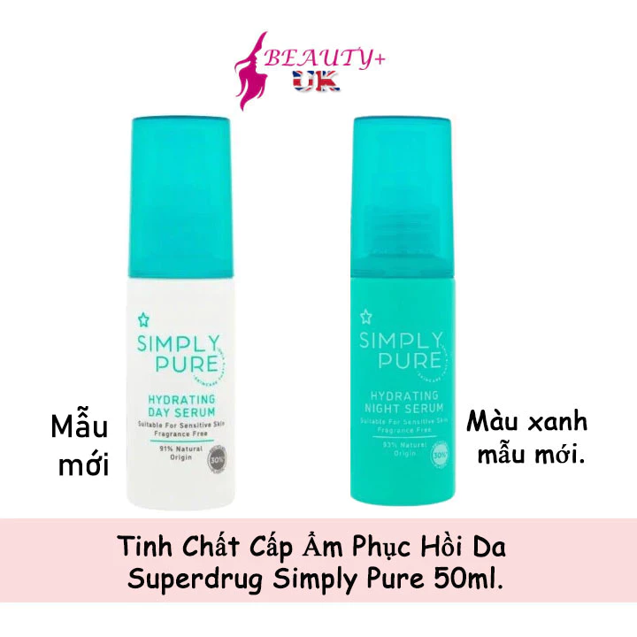 Tinh chất cấp ẩm phục hồi da nhạy cảm Simply Pure Hydrating Serum 50ml