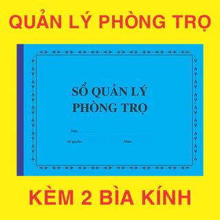 SỔ QUẢN LÝ PHÒNG TRỌ 100 trang A4