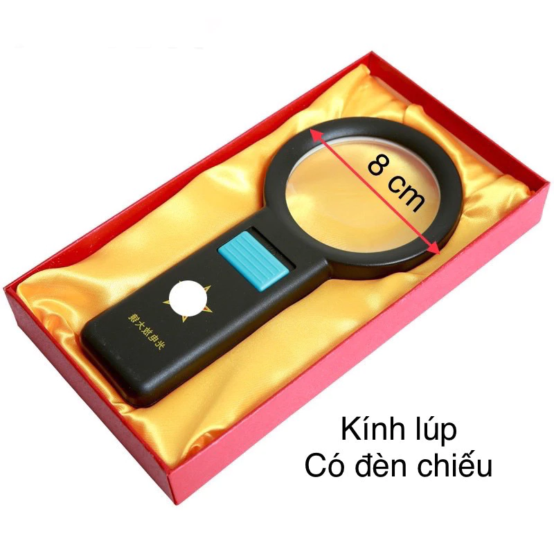 Kính lúp có đèn phóng đại 30x