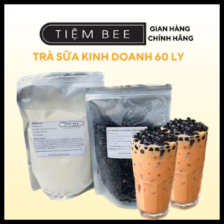 Set Làm Trà Sữa Truyền Thống, Thái Xanh Tiệm của Bee - BeeKit, 40 - 60 ly KHÔNG TRÂN CHÂU, Nguyên Liệu Tự Pha Chế, Nấu