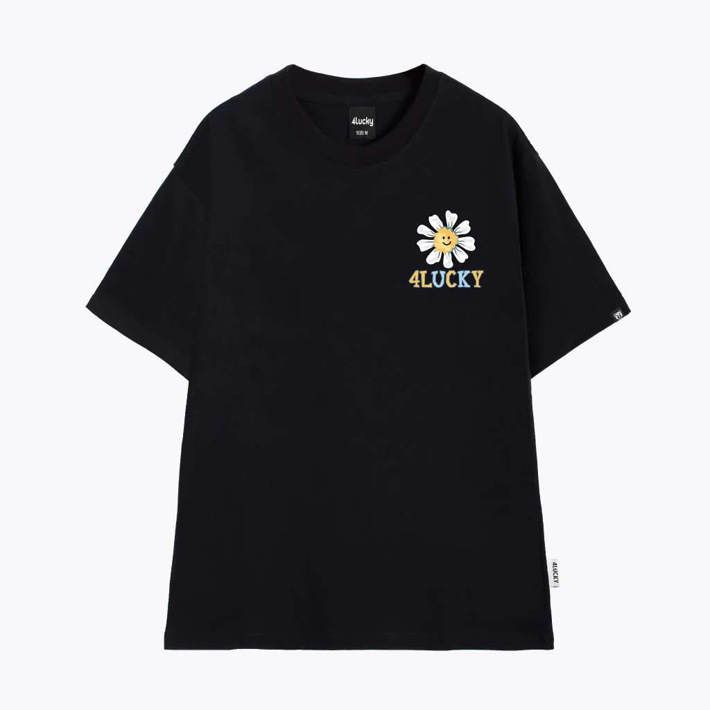 Áo Thun Unisex Nam Nữ 4Lucky 6045 - Form Rộng Oversize Streetwear