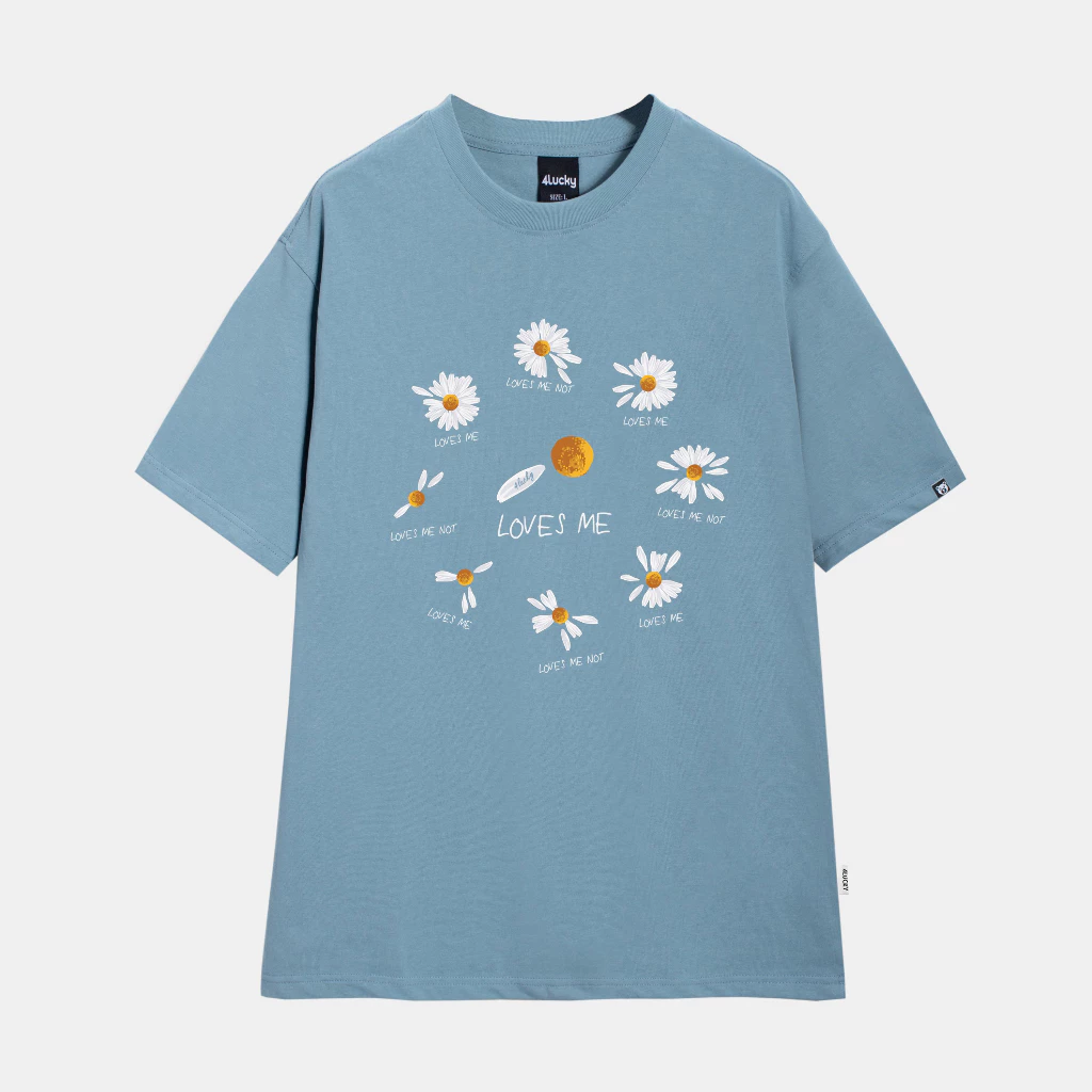 Áo Thun Unisex Nam Nữ 4Lucky 6047 - Form Rộng Oversize Streetwear