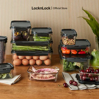 Hộp bảo quản thực phẩm Lock&Lock Bisfree Modular Container nắp nâu (nhiều dung tích)