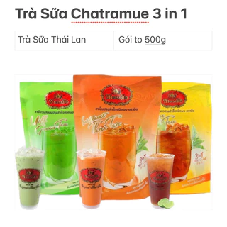 Trà sữa Chatramue Thái Xanh, Thái Đỏ, Trà Chanh, Trà Hoa Hồng 3 in 1: loại 100g,150g, 500g