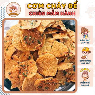 Cơm cháy chiên mắm hành bể ít vụn 500g/1kg Ăn Vặt Vui