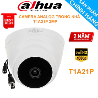 Camera giám sát DAHUA HAC-T1A21P HDCVI Cooper 2MP Tính năng chống ngược sáng,hình ảnh sắc nét,chống thấm nước- BH 24TH