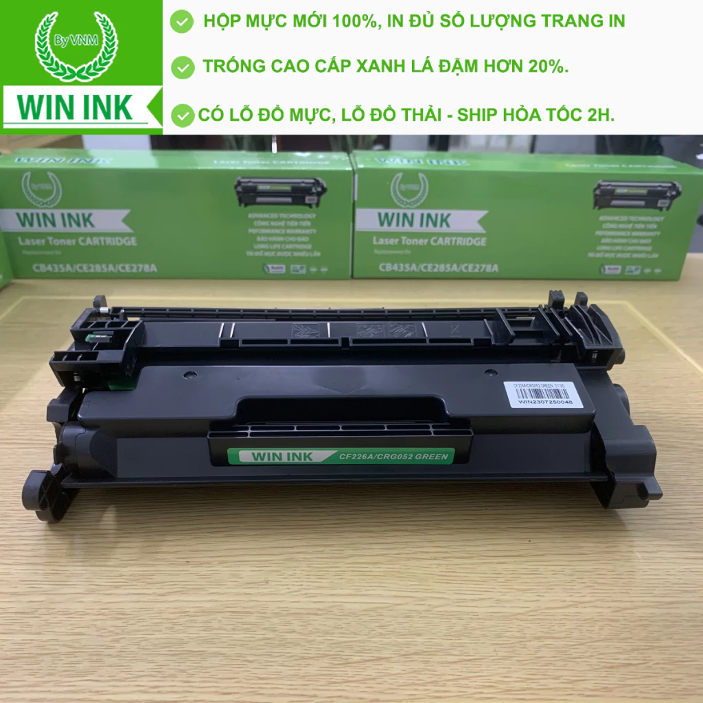 Hộp mực CF26A/226A hiệu Win Ink cao cấp-Hộp mực LaserJet M402n, M402d, M402dn, M402dw, M426, M426FDW...