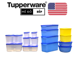 Bộ hộp trữ đông và mát Modern Set 16 hộp Tupperware nhựa nguyên sinh an toàn sức khỏe bảo hành trọn đời