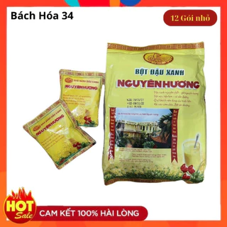 Bột đậu xanh Nguyên Hương có đường 480gram (12 gói nhỏ)