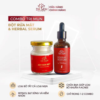 Combo Tái Tạo Da Senspa (Dr Sen) ( mẫu mới)đánh bay mụn,giảm nám,mờ sẹo rỗ {Tặng nạ 3lớp 55k}