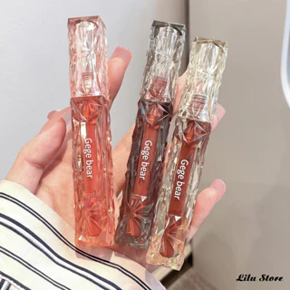 Son bóng GEGE BEAR Lip Glaze hiệu ứng tráng gương dưỡng ẩm