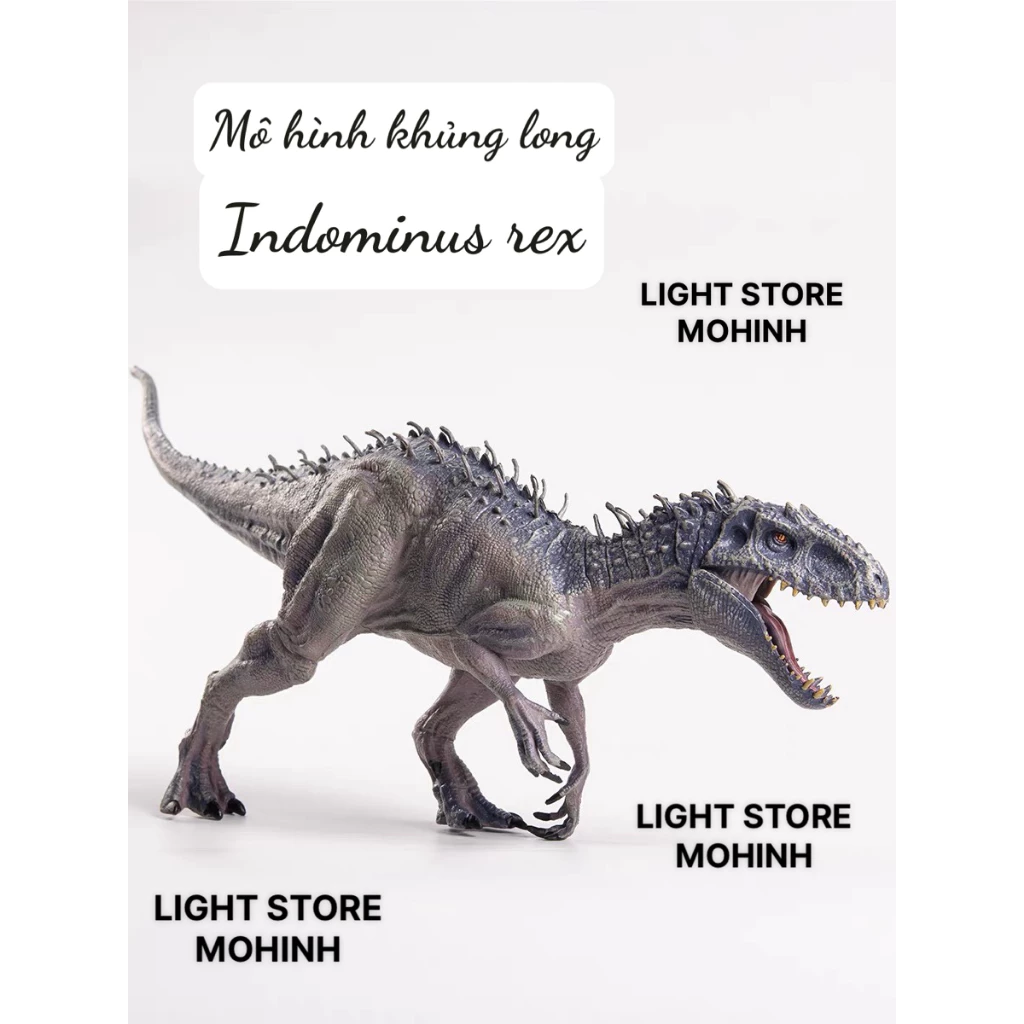 MÔ HÌNH KHỦNG LONG INDOMINUS REX TRONG CÔNG VIÊN KỶ JURA, FIGURE, SƯU TẬP TRANG TRÍ DECOR